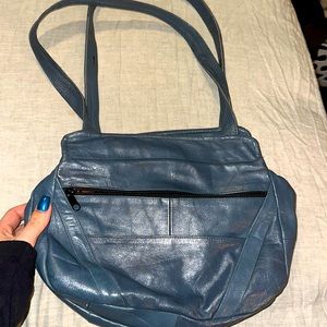 Vintage leather med/small bag made in Mexico